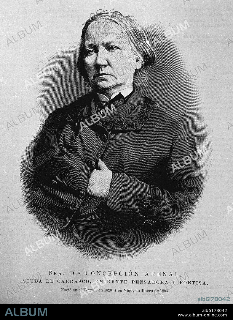 CONCEPCION ARENAL - PENSADORA POETISA Y FEMINISTA - 1820/1893.