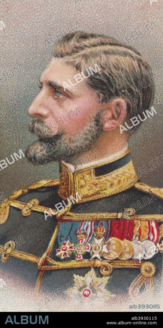 Ferdinand I (1865-1927), King of Romania, 1917. From Will's Cigarettes 'Allied Army Leaders' cigarette card series, 1917.