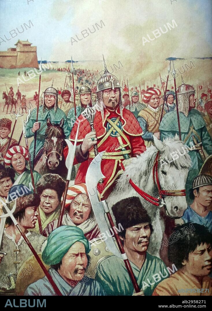 Genghis Khan, born Temüjin, was the founder and Great Khan of the Mongol Empire.