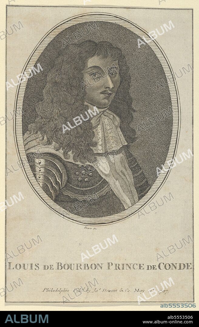 JOSEPH BOWES. Louis de Bourbon, Prince de Condé, May 11, 1797.
