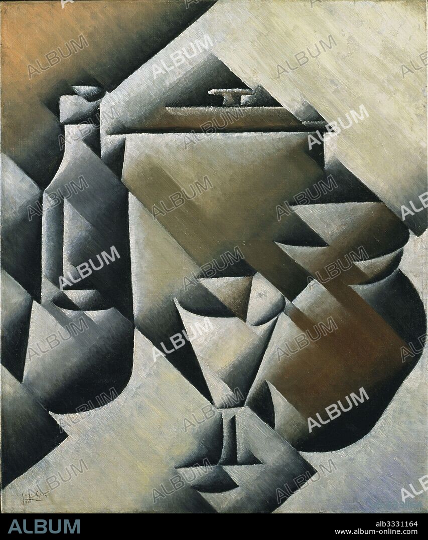 JUAN GRIS. Jar, Bottle and Glass.