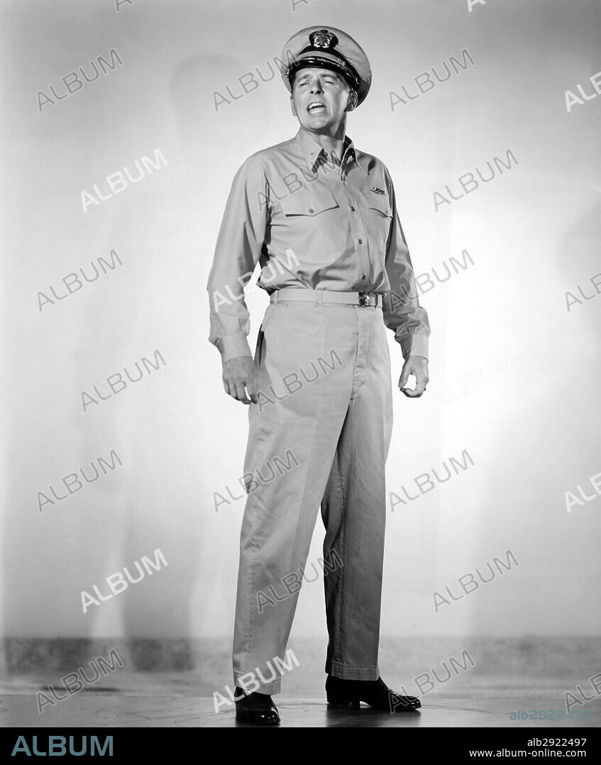 RONALD REAGAN in HELLCATS OF THE NAVY, 1957. Copyright COLUMBIA PICTURES.