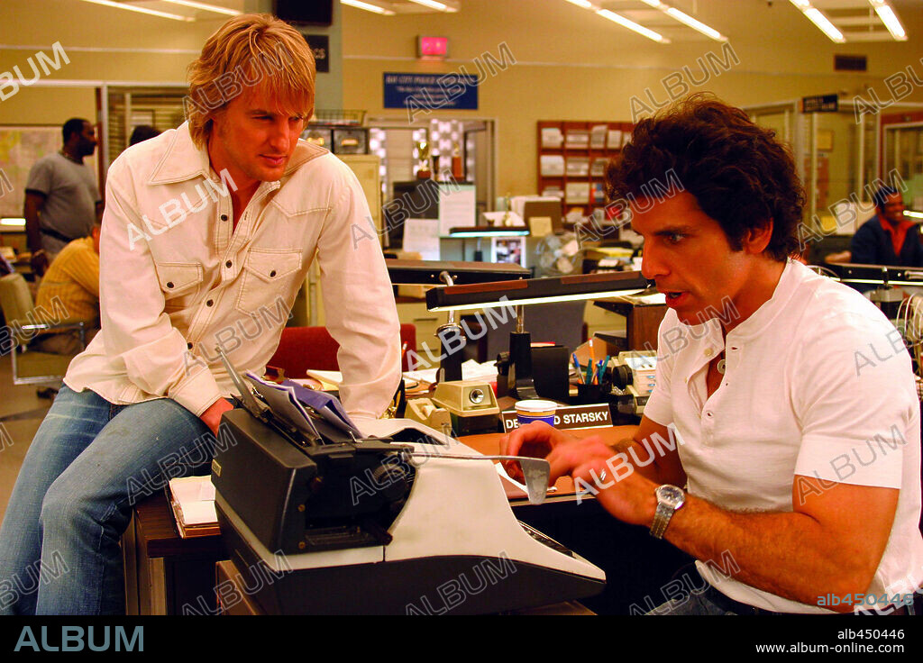 BEN STILLER and OWEN WILSON in STARSKY & HUTCH, 2004, directed by TODD PHILLIPS. Copyright WARNER BROS/MIRAMAX.