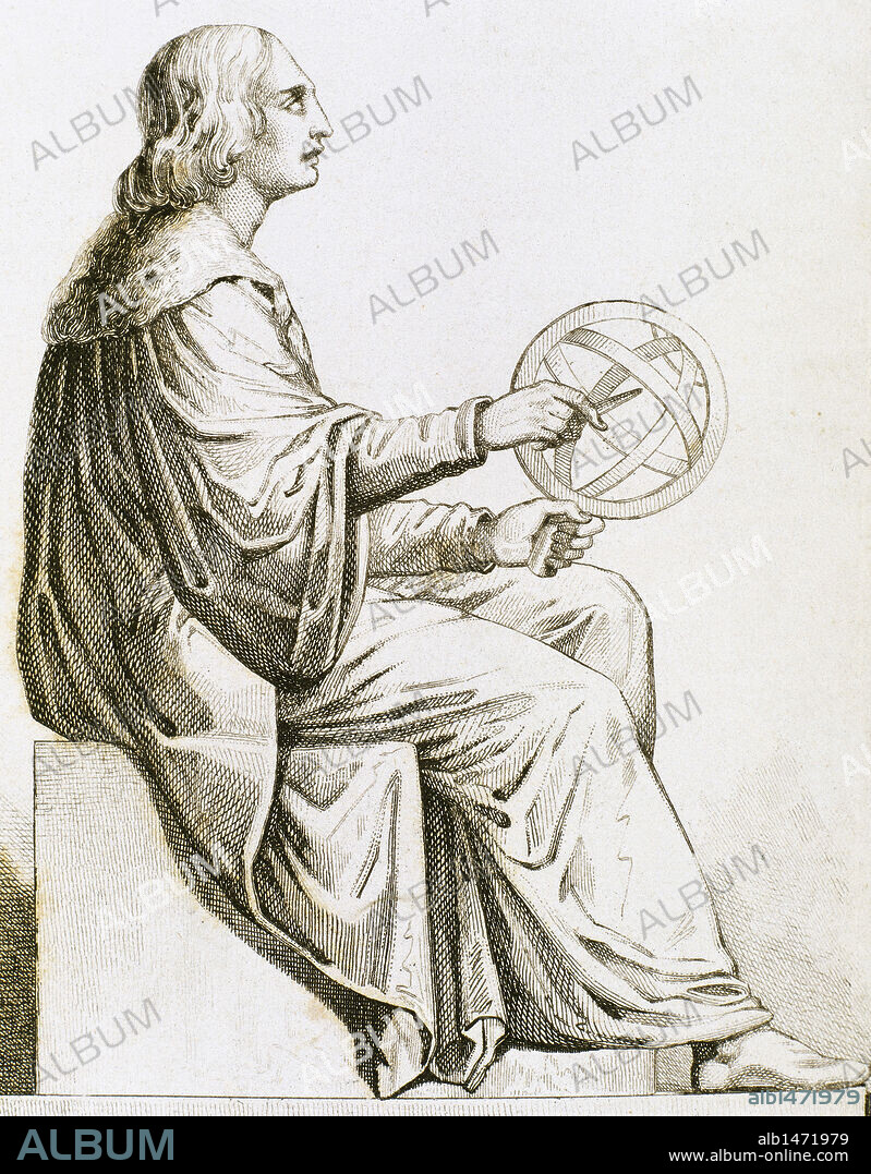 Nicolaus Copernicus (1473-1543). Polish astronomer. Nineteenth-century engraving.