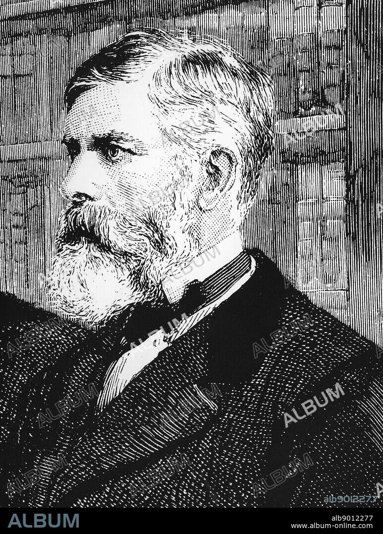 Portrait of Alexander William Williamson (1824-1904) an English chemist. Dated 19th Century.