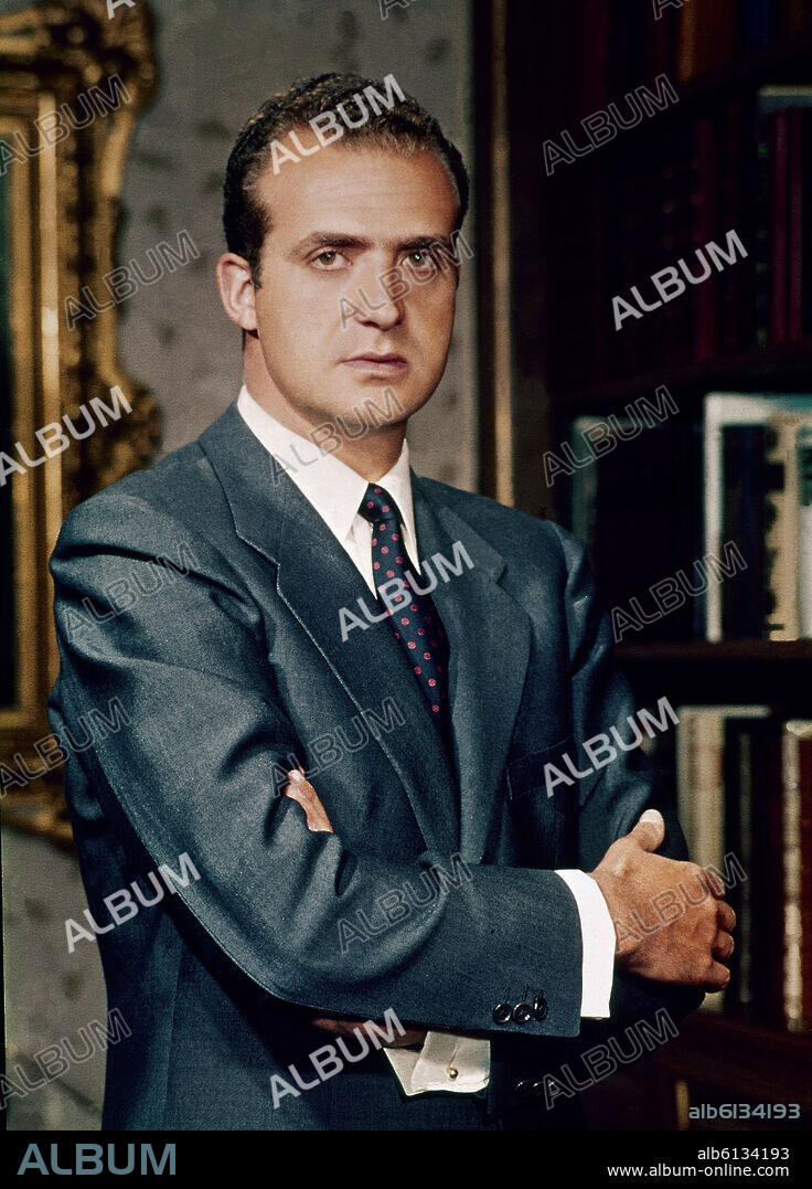 Portrait of Juan Carlos, King of Spain.