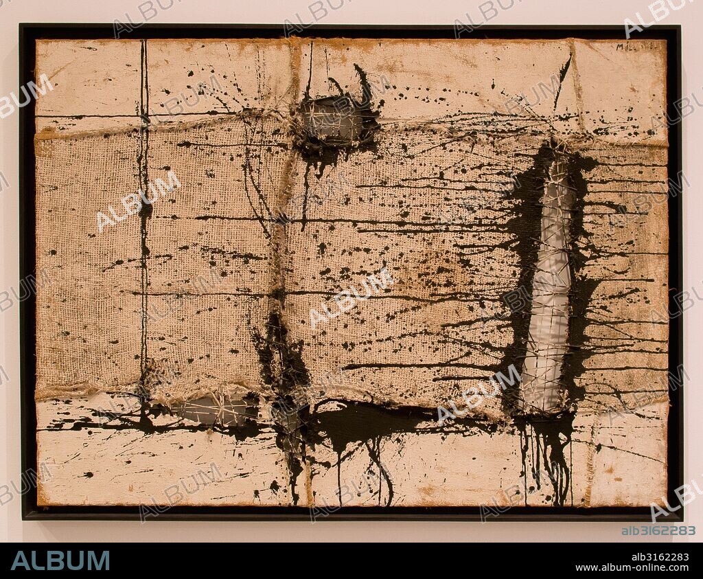 MANOLO MILLARES. CUADRO (1957) MANUEL MILLARES, M. REINA SOFIA.