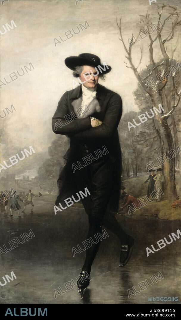 GILBERT STUART. The Skater (Portrait of William Grant). Dated: 1782. Dimensions: overall: 245.5 x 147.4 cm (96 5/8 x 58 1/16 in.)  framed: 274.3 x 177.2 x 9.5 cm (108 x 69 3/4 x 3 3/4 in.). Medium: oil on canvas.
