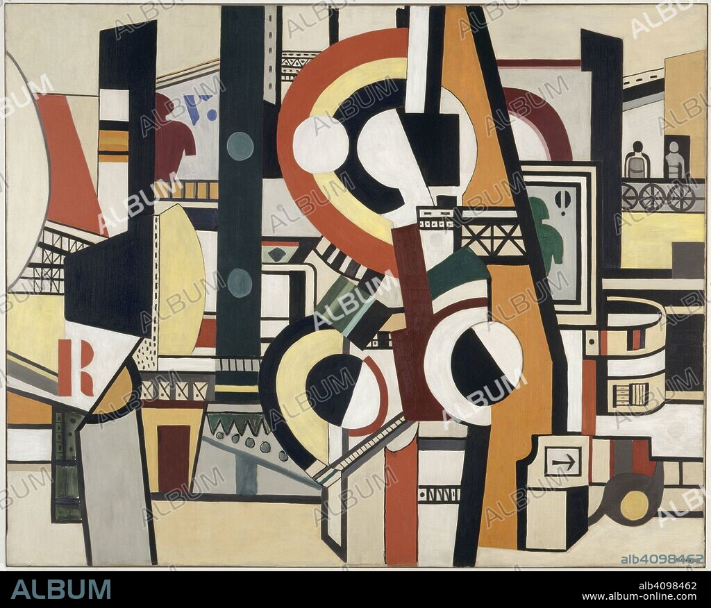 FERNAND LÉGER. Les disques dans la ville.