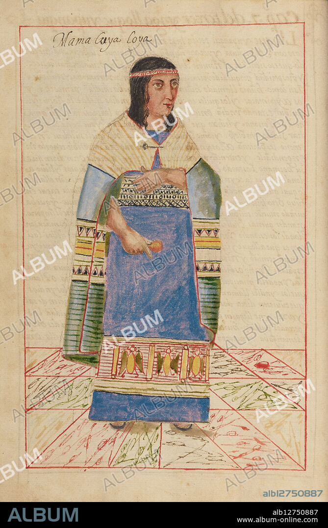Mama Cura, completed in 1616.   Additional Info:Historia general del Piru.