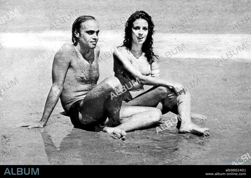 1983. Amparo Muñoz con Flavio Labarca.
