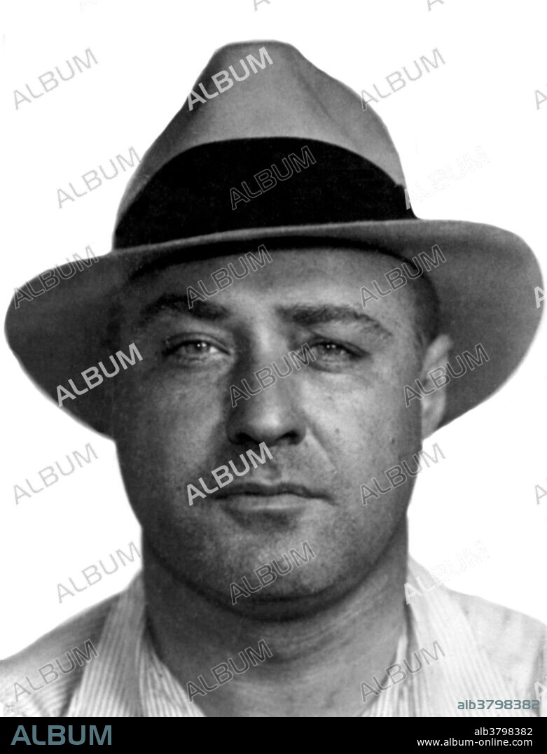 George Francis Barnes Jr. (July 18, 1895 - July 18, 1954), better known as "Machine Gun Kelly", was an American gangster. His nickname came from his favorite weapon, a Thompson submachine gun. During the Prohibition era he worked as a bootlegger but, after several run-ins with the local Memphis police, he decided to leave town and head west with his girlfriend. To protect his family and escape law enforcement officers, he changed his name to George R. Kelly. His most infamous crime was the kidnapping of oil tycoon and businessman Charles F. Urschel in July 1933 for which he, and his gang, collected a $200,000 ransom. Their victim had collected and left considerable evidence that assisted the subsequent FBI investigation that eventually led to Kelly's arrest in Memphis, Tennessee, on September 26, 1933. He spent his remaining 21 years in prison. During his time at Alcatraz he got the nickname "Pop Gun Kelly". He died of a heart attack at Leavenworth on his 59th birthday.