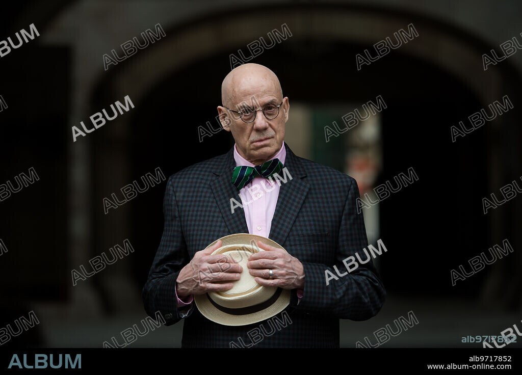 Barcelona, 01/02/2018. El ganador del premio Carvalho 2018, de la Semana Negra de Barcelona, James Ellroy, en el Palacio de la Virreina. Foto: Inés Baucells. ARCHDC.
