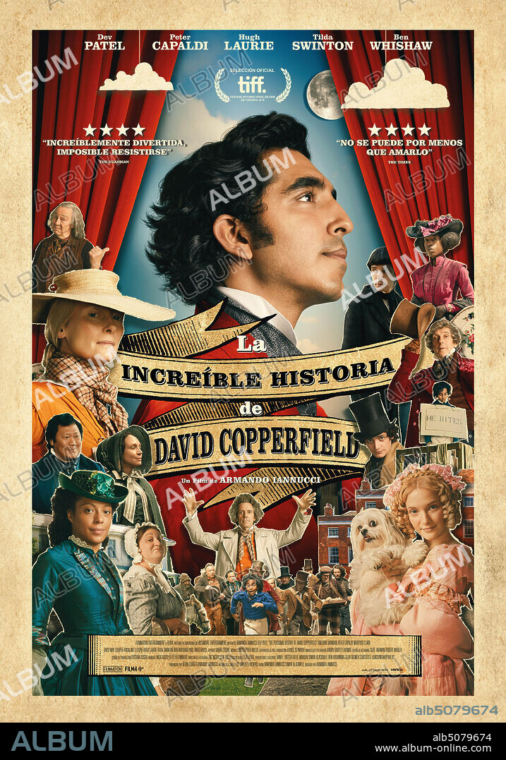 Plakat zu DAVID COPPERFIELD - EINMAL REICHTUM UND ZURÜCK, 2019 (THE PERSONAL HISTORY OF DAVID COPPERFIELD), unter der Regie von ARMANDO IANNUCCI. Copyright FILM 4/FILMNATION ENTERTAINMENT/SEARCHLIGHT PICTURES.
