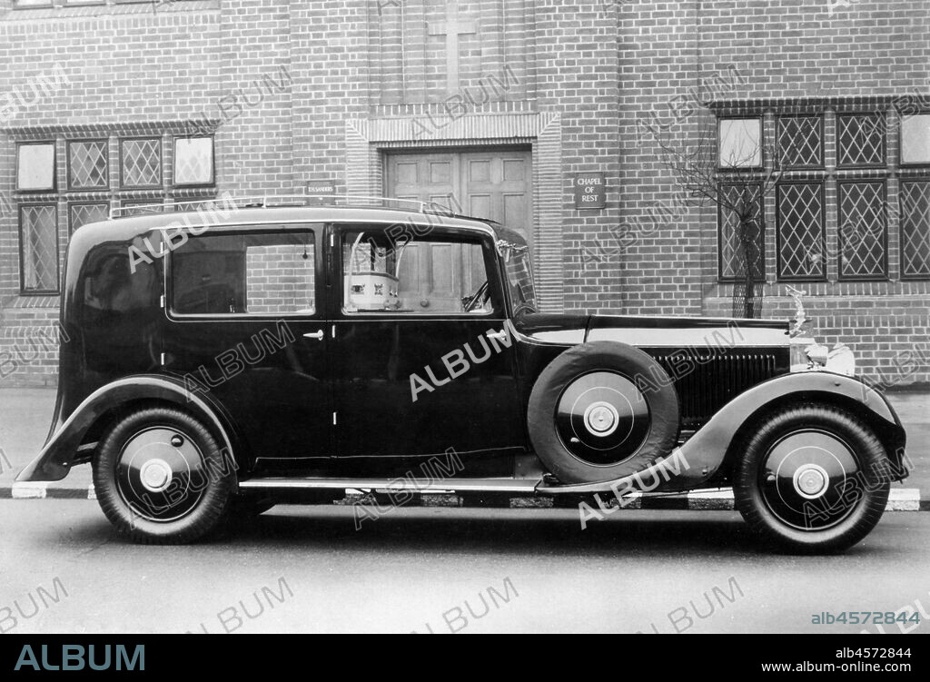 1932 Rolls Royce Phantom II hearse by J.C. Clark.