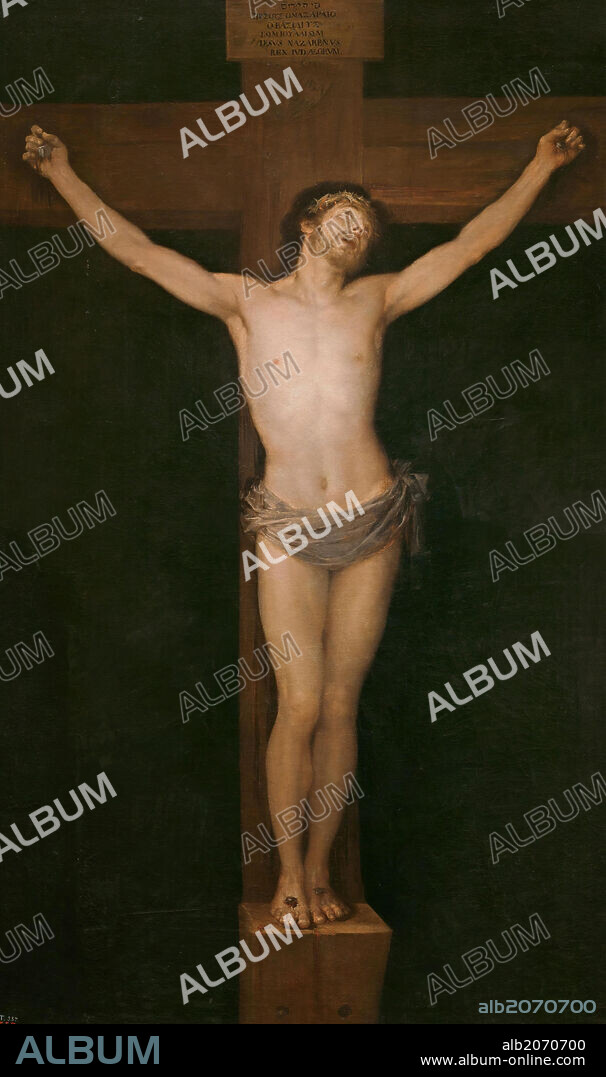 Francisco de Goya y Lucientes / 'Cristo crucificado', 1780, Escuela Española, Óleo sobre Lienzo, 255 cm x 154 cm, P00745.