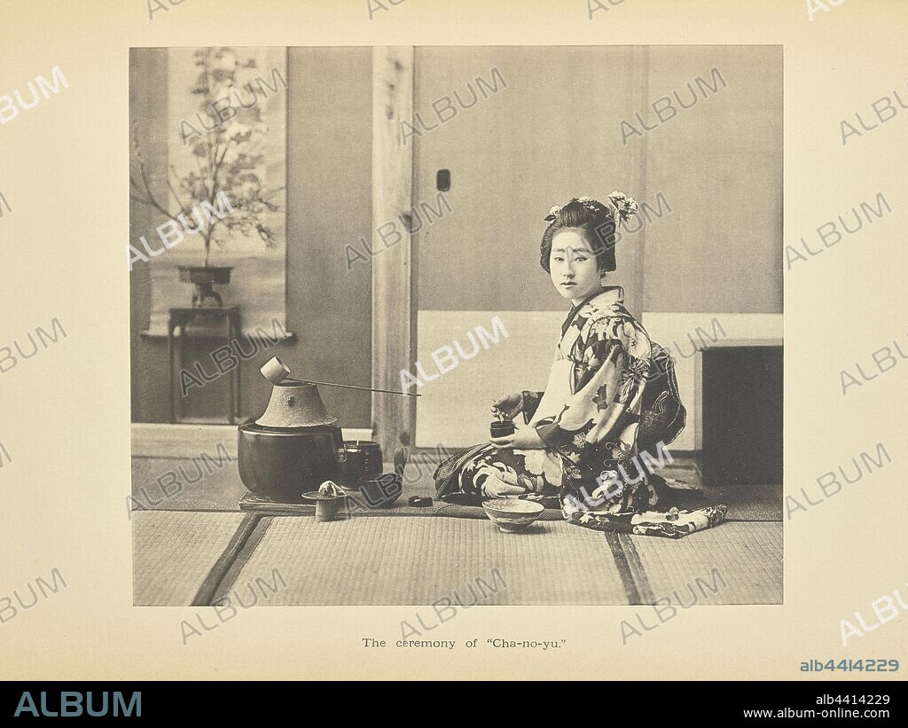 The Ceremony of Cha-no-yu, Kazumasa Ogawa (Japanese, 1860 - 1929), Tokyo, Japan, 1893–1895, Collotype, 21.1 × 24.8 cm (8 5/16 × 9 3/4 in.).