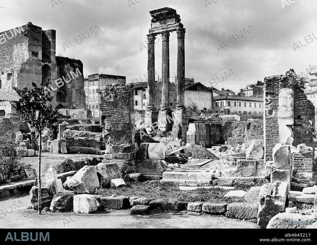 Temple of Castor and Pollux in the Roman Forum, Rome, 60s.