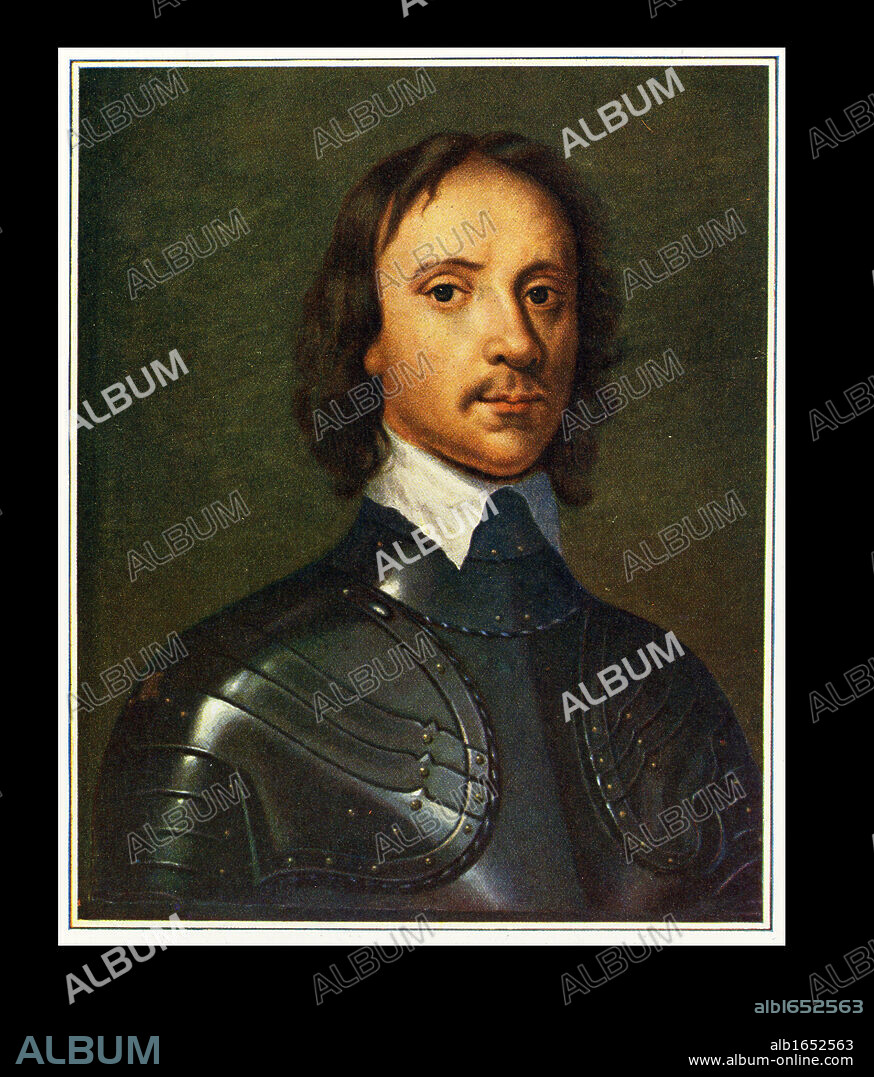 Oliver Cromwell (1599-1658) English soldier and statesman. Leading Parliamentarian in the English Civil Wars. Lord Protector of England (1653-1658). After a portrait attributed to Anthony Van Dyck (Vandyke).