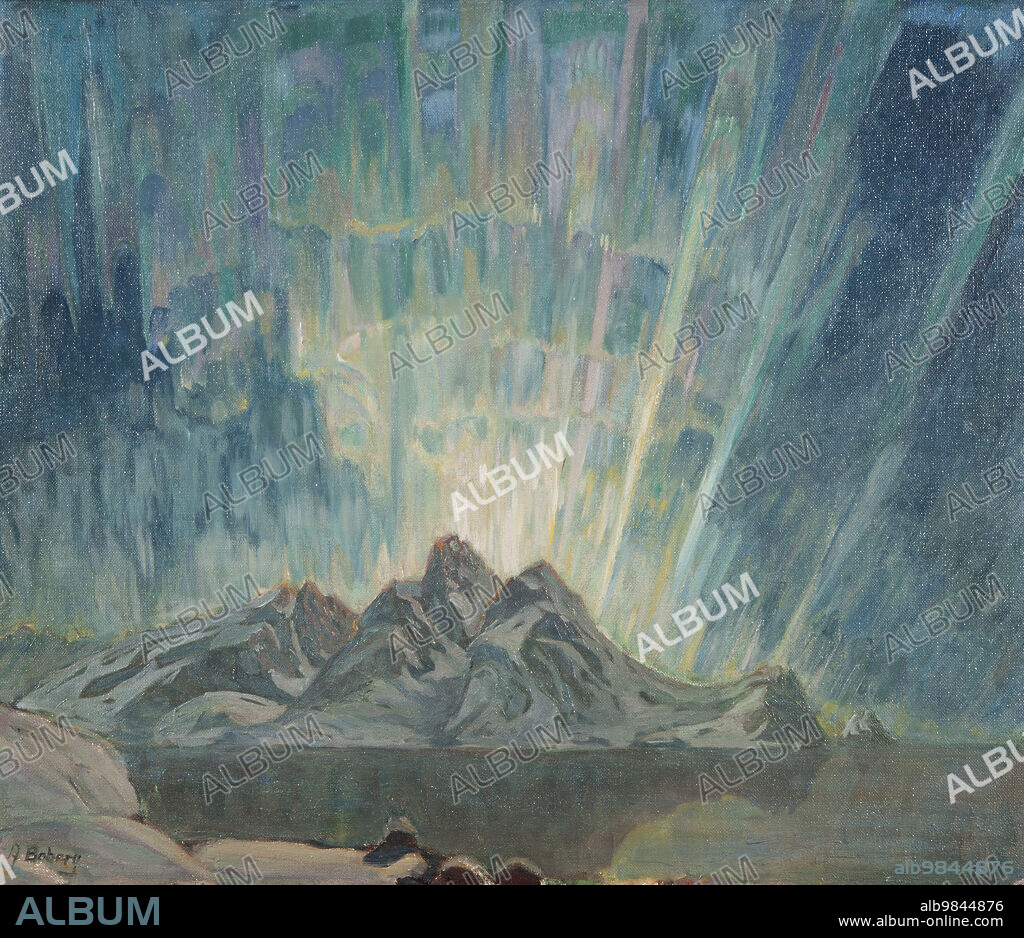 ANNA KATARINA BOBERG. Northern Lights. Study from North Norway, Unknown date.