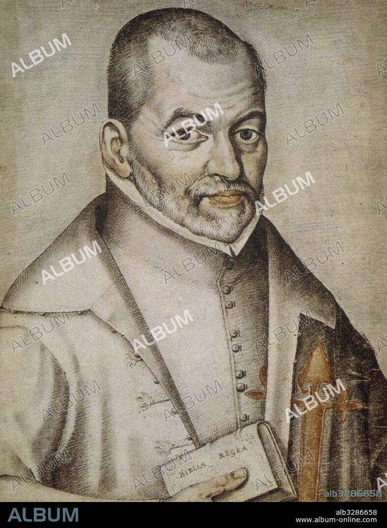 Benito Arias Montano (1527-1598). Spanish Humanist. Portrait by Francisco Pacheco (1564-1644) . Lazaro Galdiano Museum. Madrid. Spain.