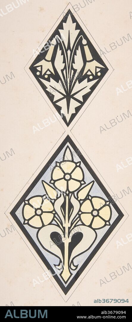 Design drawing. Artist: Christopher Dresser (British, Glasgow, Scotland 1834-1904 Mulhouse). Dimensions: sheet: 15 15/16 x 11 in. (40.5 x 27.9 cm). Date: ca. 1883, based on earlier design.
