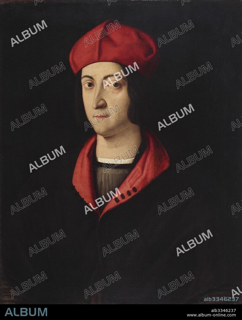 BARTOLOMEO VENETO. Portrait of Cardinal Ippolito d'Este (1509-1572).