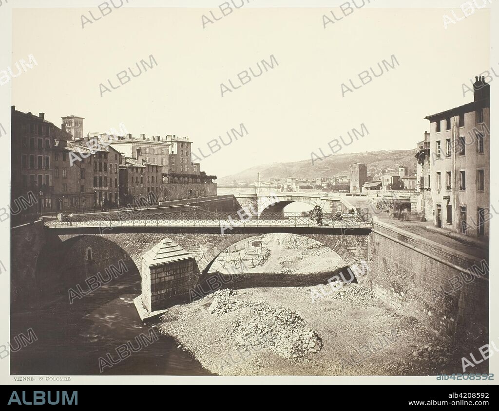 EDOUARD DENIS BALDUS. Vienne St. Colombe. Édouard Baldus; French, born Germany, 1813-1889. Date: 1855-1865. Dimensions: 32.2 × 42 cm (image/paper); 45.6 × 59.9 cm (mount). Albumen print. Origin: .