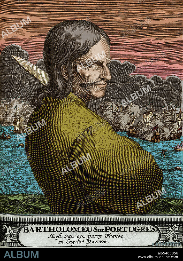 Bartolomeu Portugues (c.1600s-1669) was a Portuguese buccaneer who attacked Spanish ships in the 1660s. He established one of the earliest sets of rules popularly known as 'the Pirate's Code,' later used by 18th-century pirates such as John Phillips, Edward Low, and Bartholomew Roberts.