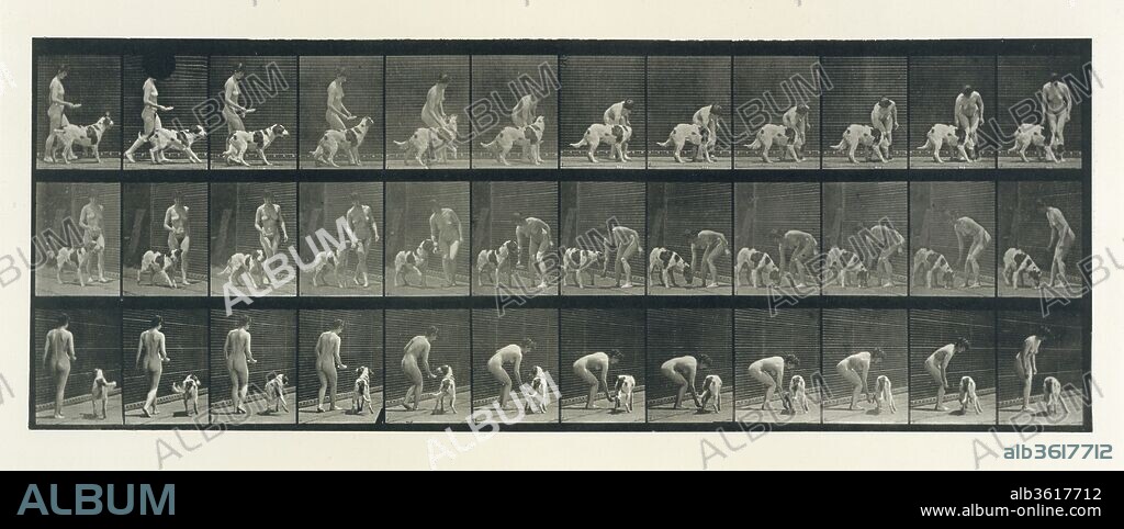 Animal Locomotion.  An Electro-Photographic Investigation of Consecutive Phases of Animal Movements.  Commenced 1872 - Completed 1885.  Volume IV, Women (Nude). Artist: Eadweard Muybridge (American, born Britain, 1830-1904). Date: 1880s.