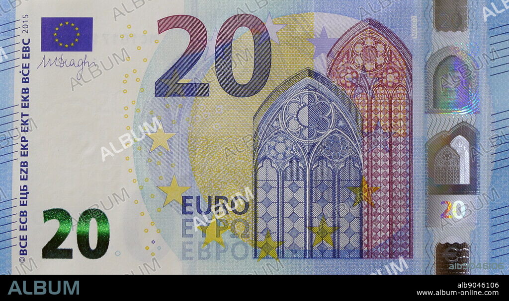 20 Euro Banknote, issued in Greece.