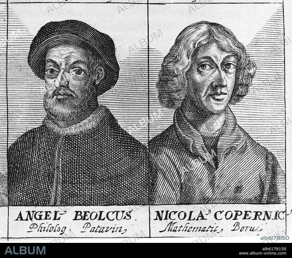 NICOLAS COPERNICO (1473-1543) Y ANGEL BEOLCUS.