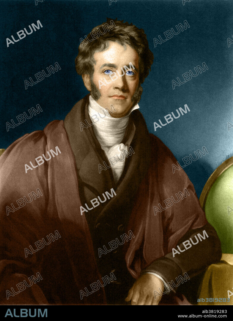 John Frederick William Herschel, 1st Baronet (March 7, 1792 - May 11, 1871) was an English mathematician, astronomer, chemist, and experimental photographer/inventor, who in some years also did valuable botanical work. Herschel originated the use of the Julian day system in astronomy. He named seven moons of Saturn and four moons of Uranus. He made many contributions to the science of photography, and investigated colour blindness and the chemical power of ultraviolet rays. Herschel wrote many papers and articles, including entries on meteorology, physical geography and the telescope for the Encyclopedia Britannica. He also translated The Iliad of Homer. He invented the actinometer in 1825 to measure the direct heating power of the sun's rays, and his work with the instrument is of great importance in the early history of photochemistry. He died in 1871 at the age of 79. He was given a national funeral and buried in Westminster Abbey.