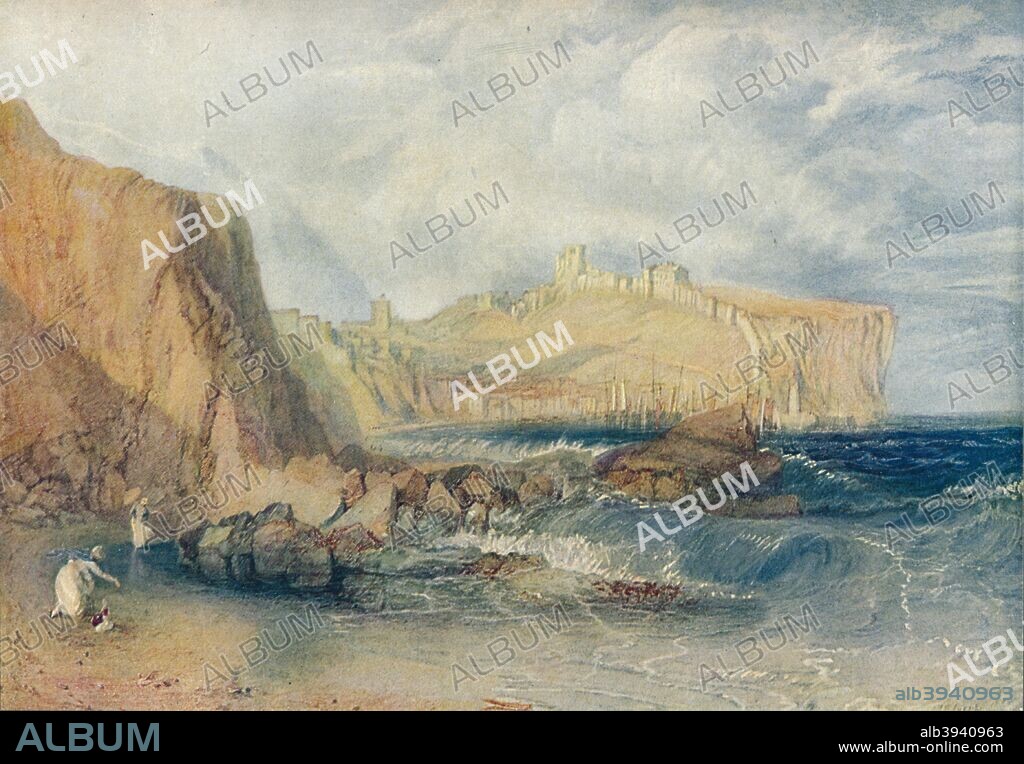 'Scarborough', 1909. From The Water-colours of J. M. W. Turner, text by W. G. Rawlinson and A. J. Finberg. [Avalon Press, London, 1909].