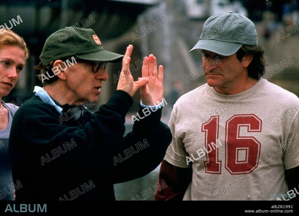 ROBIN WILLIAMS y WOODY ALLEN en DESMONTANDO A HARRY, 1997 (DECONSTRUCTING HARRY), dirigida por WOODY ALLEN. Copyright FINE LINE FEATURES.