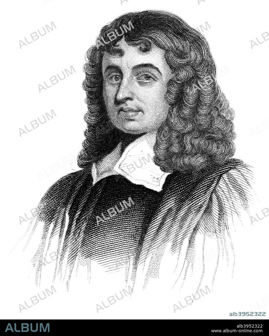 Isaac Barrow, 17th century English classical scholar, theologian, and mathematician, (c1850). Barrow (1630-1677) was the teacher of Isaac Newton. He became Lucasian professor of mathematics at Cambridge 1663, a post from which he resigned in 1669 to make way for Newton. He was appointed Master of Trinity College, Cambridge, in 1672, and was the founder of its library. Taken from the book Old England's Worthies. (London, c1850).