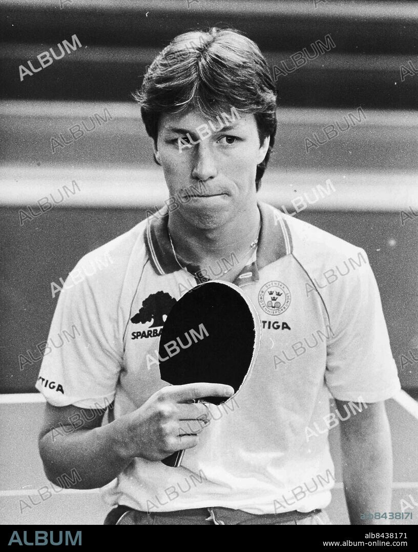 1987-02-05.. Jan-Ove Waldner - bordtennisspelare, pingis. *** Local Caption *** GP Foto: Anders Hofgren / Kamerareportage / TT / Kod: 2524.