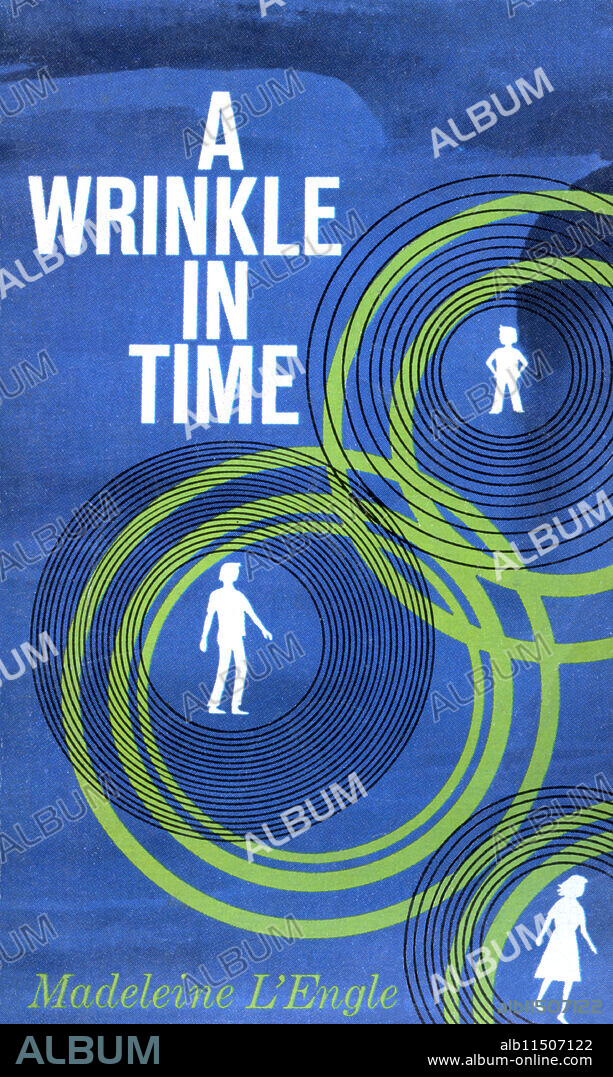 ELLEN RASKIN. A Wrinkle in Time is a science fantasy novel by American writer Madeleine L'Engle, first published in 1963. The story revolves around a young girl whose father, a government scientist, has gone missing after working on a mysterious project called a tesseract.     Art by Ellen Ermingard Raskin (March 13, 1928 – August 8, 1984).  She was an American writer, illustrator, and an accomplished graphic artist. She designed dozens of dust jackets for books for 15 years including the first edition of Madeleine L'Engle's A Wrinkle in Time.