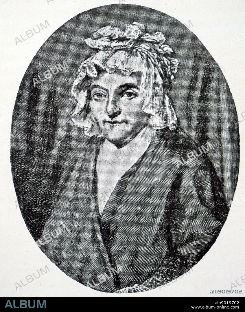Portrait of Maria Magdalena Keverich (1746-1787) mother of the composer Ludwig van Beethoven. Dated 18th century.