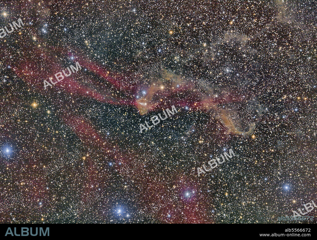 SH2-126 Nebula in Lacerta.
