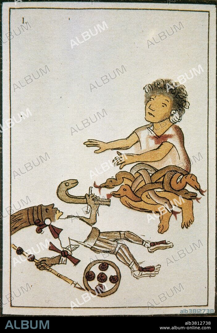 Birth if Huitzilopochtli, 16th century