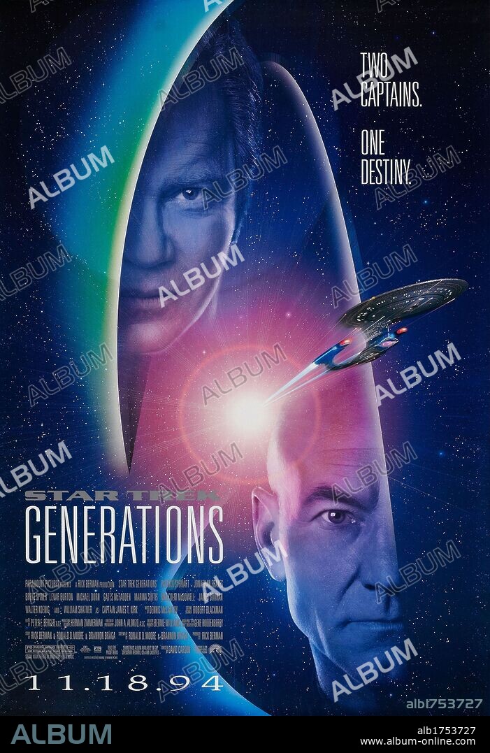 Poster of STAR TREK GENERATIONS, 1994, directed by DAVID