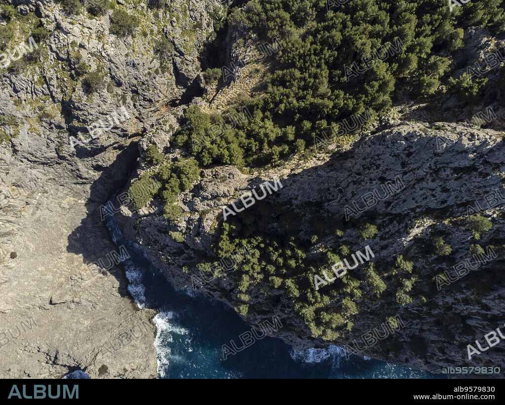 Fornalutx port, Na Mora torrent, Majorca, Balearic Islands, Spain.