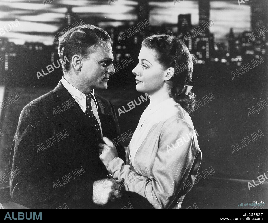 ANN SHERIDAN and JAMES CAGNEY in CITY FOR CONQUEST, 1940, directed by ANATOLE LITVAK. Copyright WARNER BROTHERS.