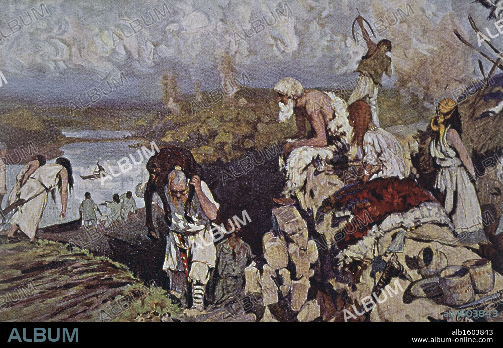 Russian Slave Life  Sergej Vasil'evic Ivanov (1864-1910 Russian).