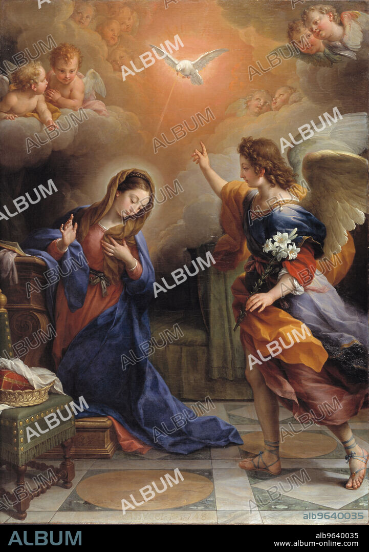 AGOSTINO MASUCCI. The Annunciation, 1748.