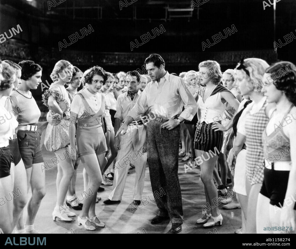 WARNER BAXTER en LA CALLE 42, 1933 (42ND STREET), dirigida por LLOYD BACON. Copyright WARNER BROTHERS.