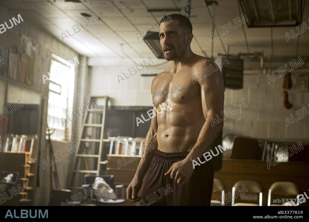 JAKE GYLLENHAAL en REDENCION, 2015 (SOUTHPAW), dirigida por ANTOINE FUQUA. Copyright ESCAPE ARTISTS.