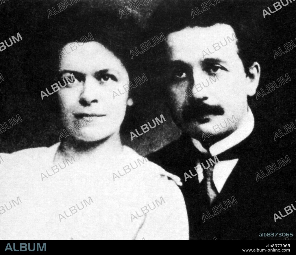 Albert Einstein (14 March 1879 18 April 1955) was a German-born theoretical physicist and philosopher of science. He developed the general theory of relativity, one of the two pillars of modern physics (alongside quantum mechanics). He is best known in popular culture for his massenergy equivalence formula E = mc2 (which has been dubbed 'the world's most famous equation'). He received the 1921 Nobel Prize in Physics 'for his services to theoretical physics, and especially for his discovery of the law of the photoelectric effect'. The latter was pivotal in establishing quantum theory.<br/><br/>. Mileva Maric (December 19, 1875 August 4, 1948) was a Serbian physicist. She was the only woman among Albert Einstein's fellow students at the Zurich Polytechnic. They developed a relationship and had a daughter before their marriage, Lieserl, who either died young or was given up for adoption. After their marriage in 1903, they had two sons, Hans Albert and Eduard.