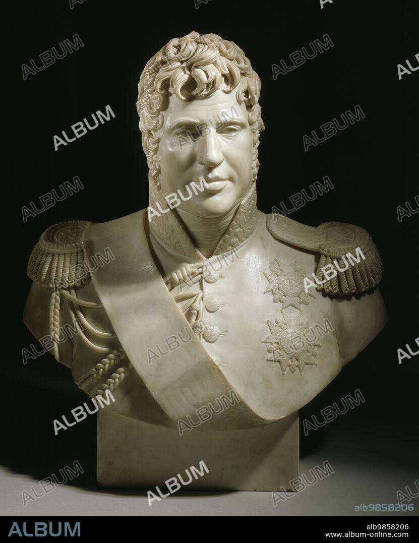 FRANCOIS JOSEPH BOSIO. Portrait of Jacques-Alexandre-Bernard Law, Marquis de Lauriston, c.1823.